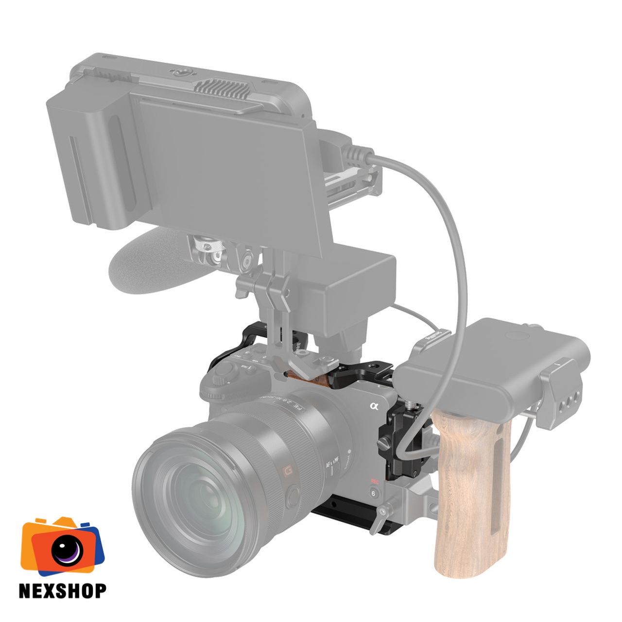 SmallRig Cage cho Sony FX3 Cinema | Chính hãng, Chống va đập Tối - cấu hình hộp sạc