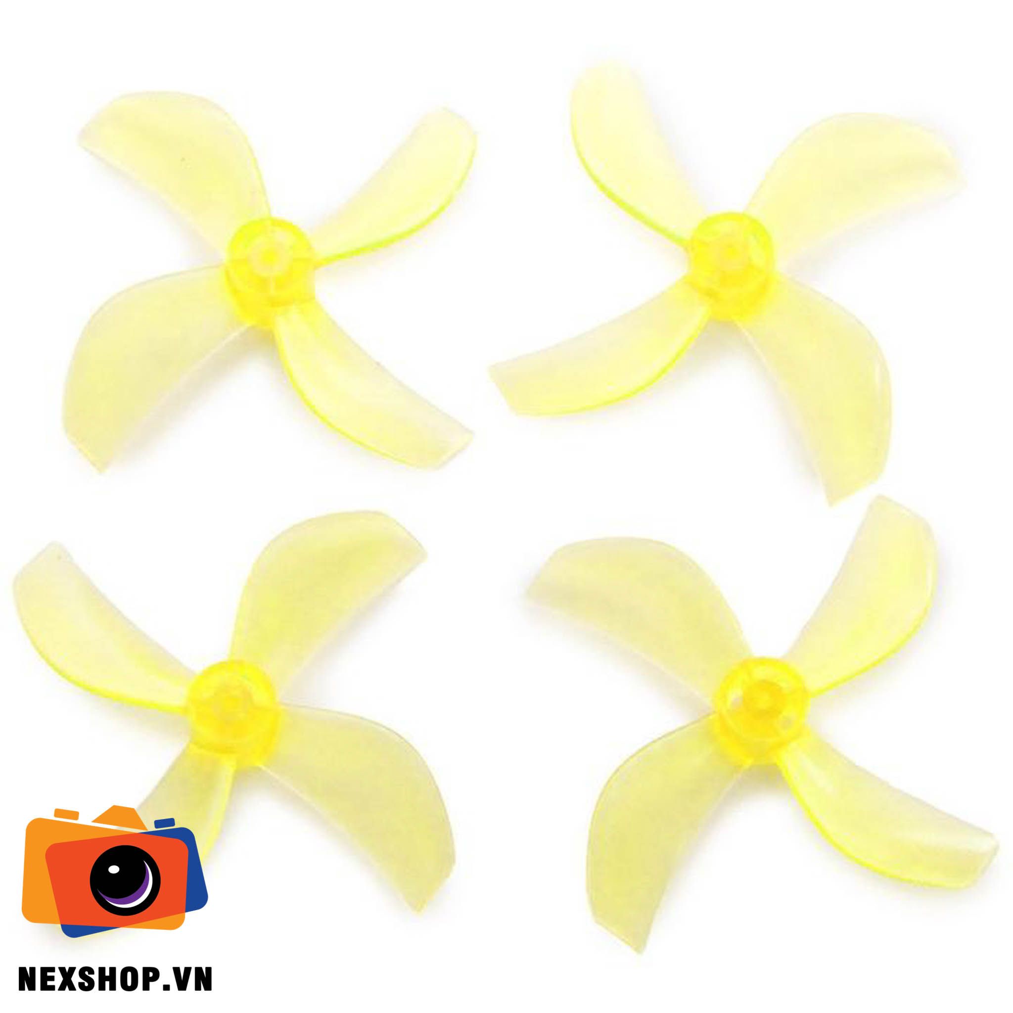 NewBeeDrone Azi (Quad Blade) 31mm Micro Propeller (Set of 4) 1.0mm/Clear