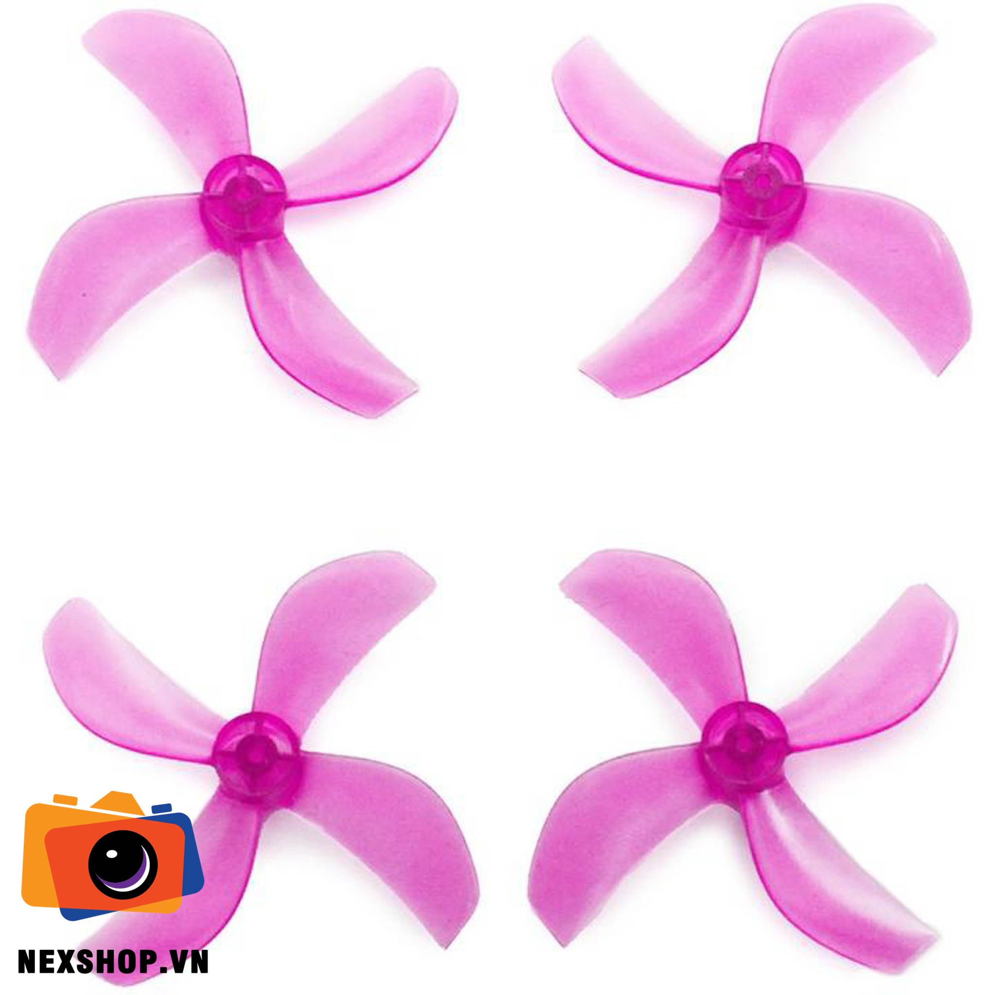 NewBeeDrone Azi (Quad Blade) 31mm Micro Propeller (Set of 4) 1.0mm/Clear