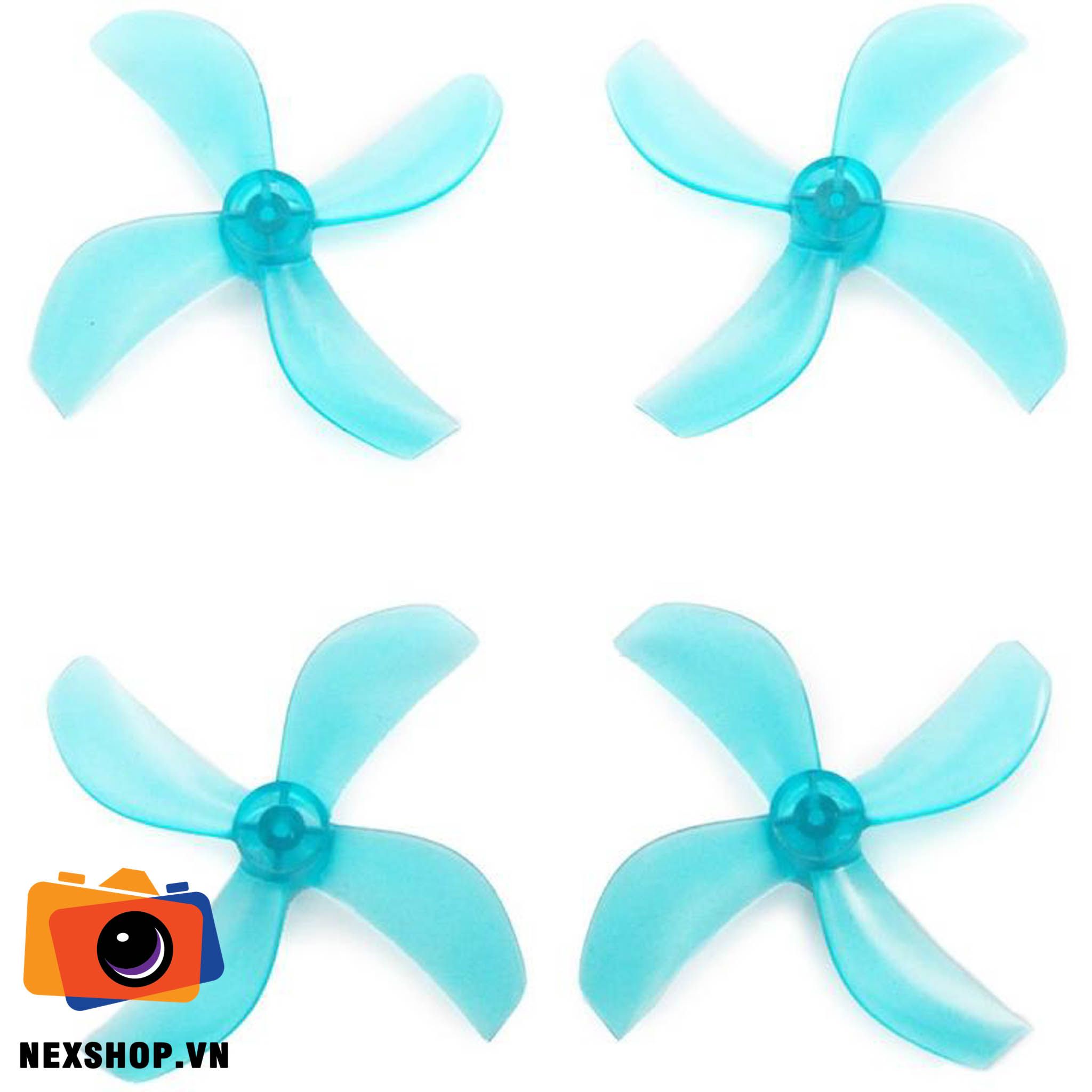 NewBeeDrone Azi (Quad Blade) 31mm Micro Propeller (Set of 4) 1.0mm/Clear