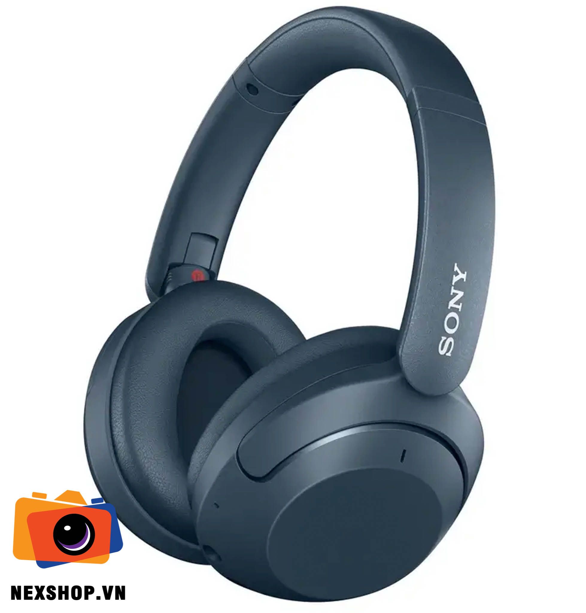 Tai nghe không dây chống ồn Sony WH-XB910N | Màu xanh | Chính hãn - thiết kế và phụ kiện