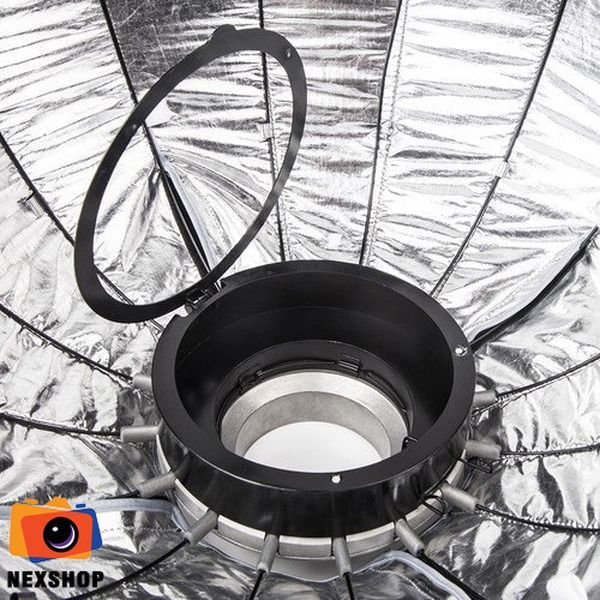 Phụ kiện Light Dome II Softbox | Chính hãng Aputure - mặt sau và phụ kiện đi kèm