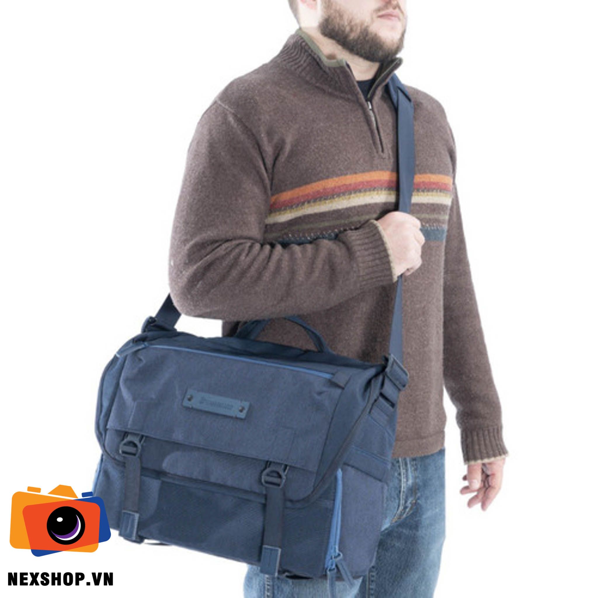 Túi máy ảnh Vanguard VEO RANGE 38M (Navy Blue) | Chính hãng - cấu hình hộp sạc