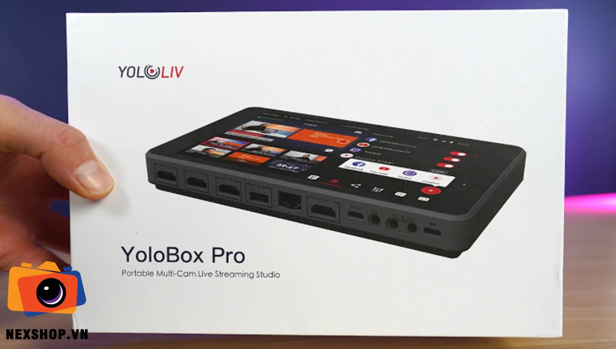 Thiết bị Livestream YoloLiv Yolobox Pro | Hàng chính hãng