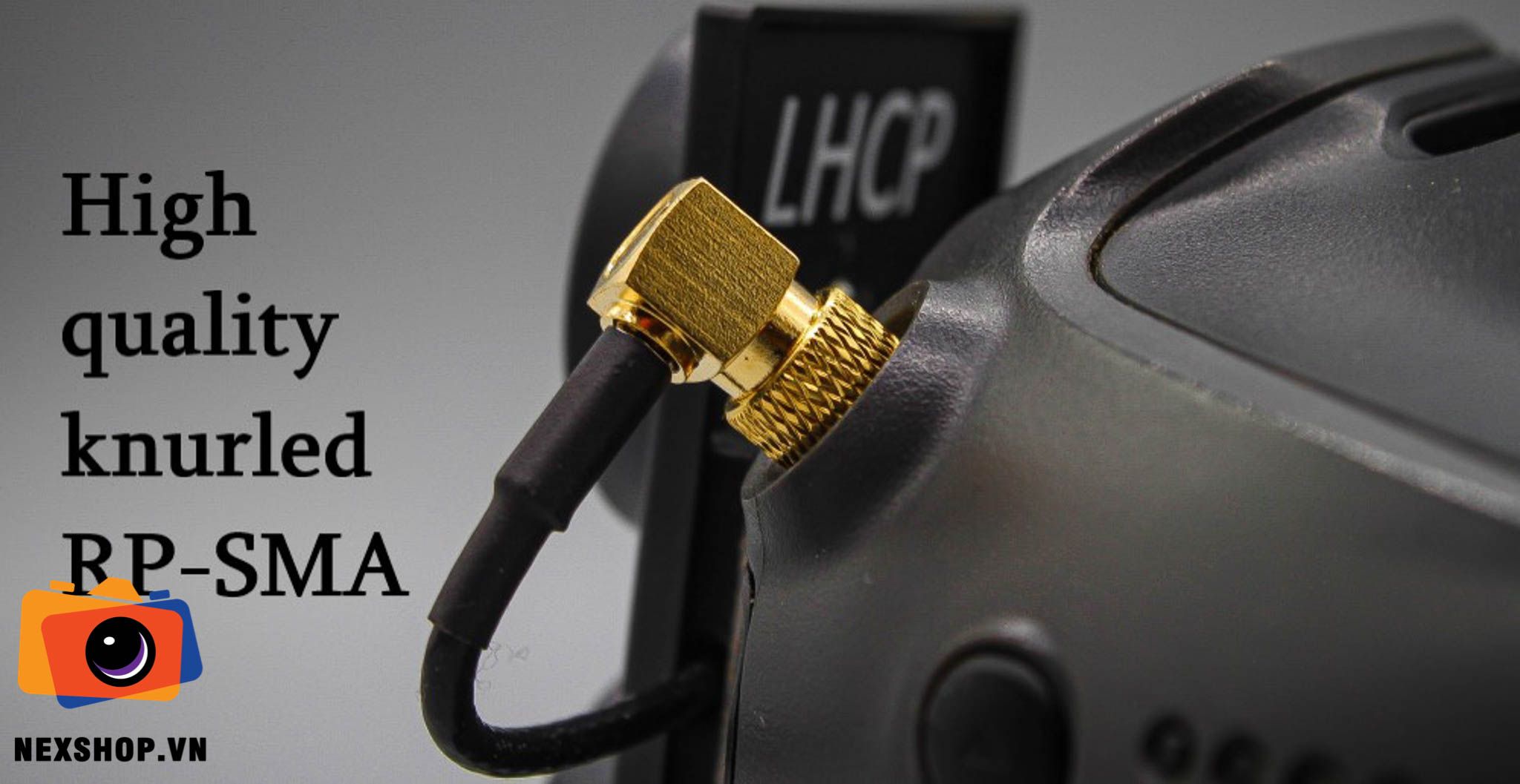 Combo TrueRC X²-AIR 5.8 MK II - DJI | Chính hãng - mặt sau và phụ kiện đi kèm