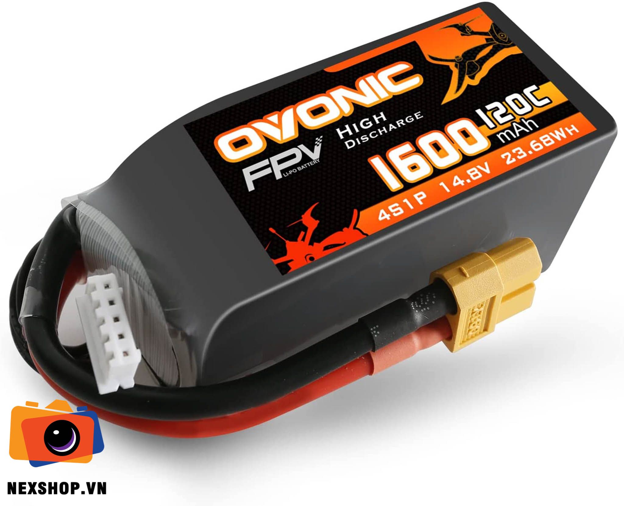 Pin Lipo cho Fpv OVONIC 1600MAH 4S 120C