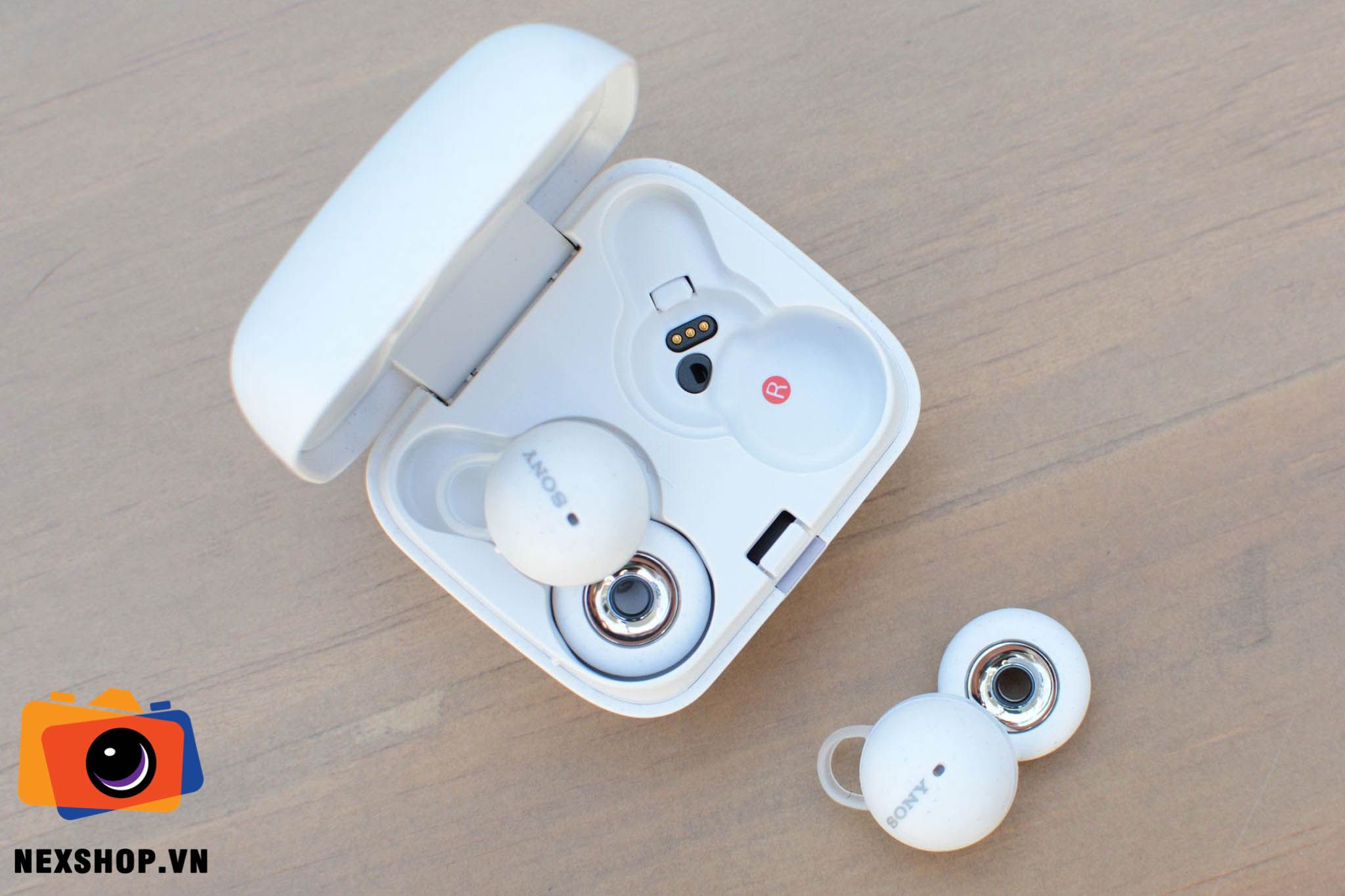 Tai nghe không dây Sony LinkBuds TrueWireless | Màu Đen | Chính h - cấu hình hộp sạc