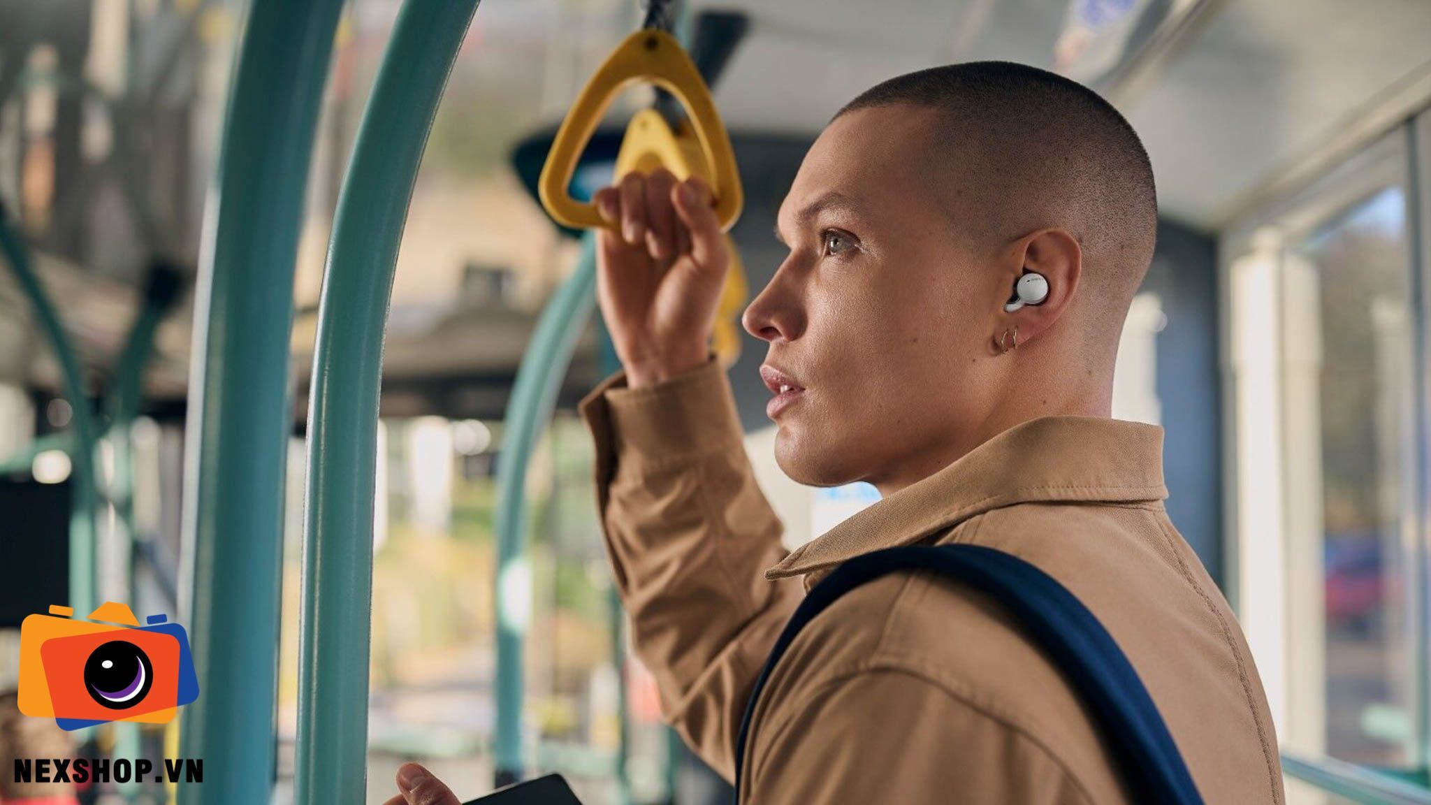 Tai nghe không dây TrueWireless Sony LinkBuds màu xám | Chính hãn - cấu hình hộp sạc