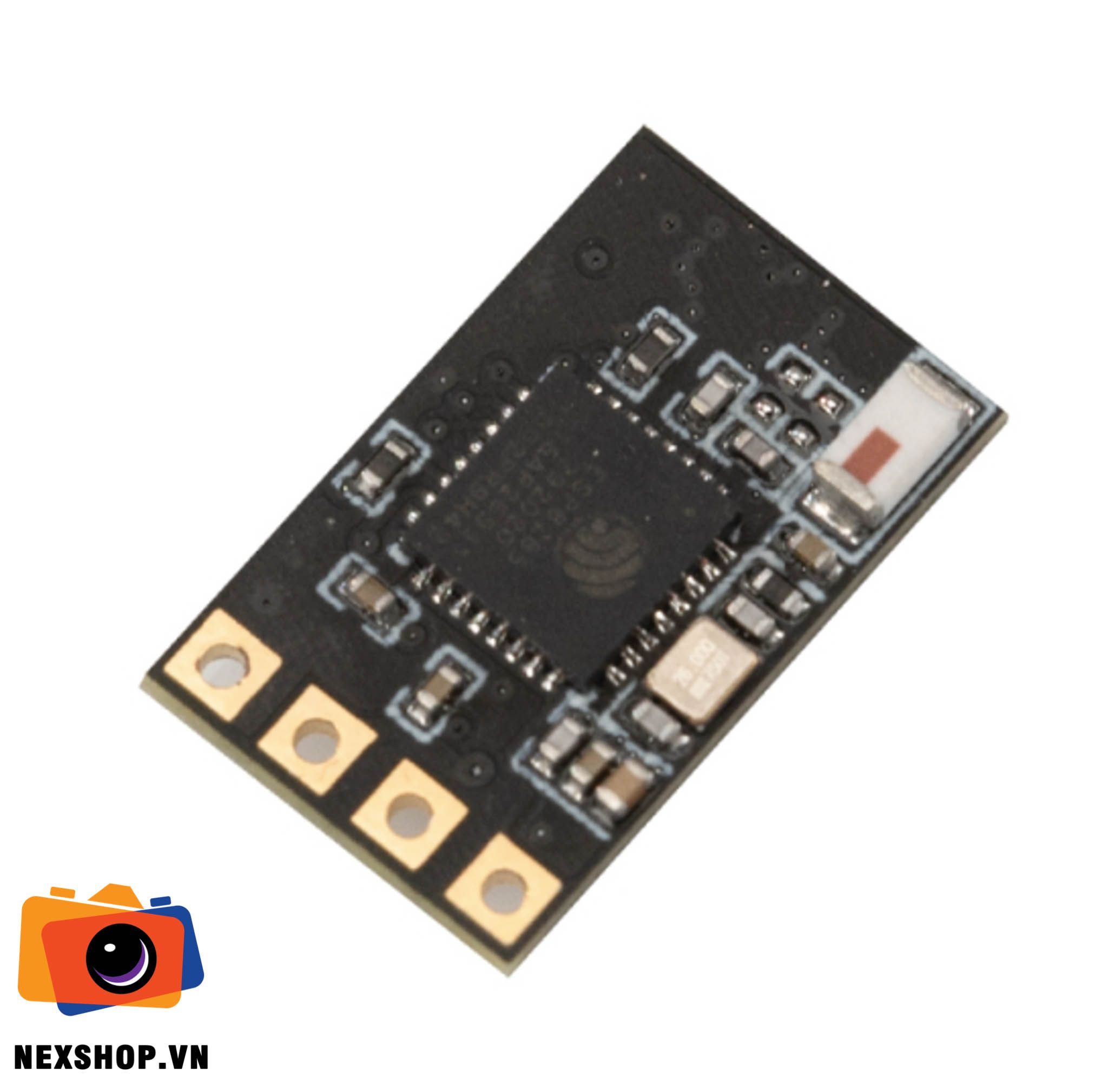 Jumper RX ELRS 2.4GHz AION-RX-MINI | Chính hãng | NexShop - mặt sau và phụ kiện đi kèm
