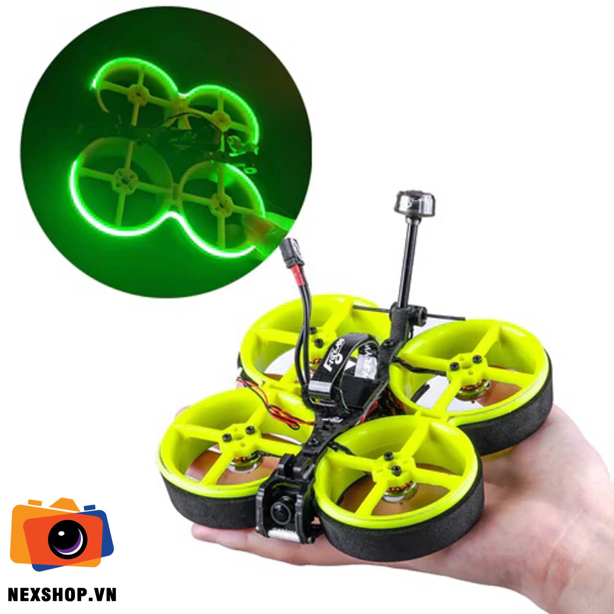 Flywoo CineRace20 V1.2 Neon Led HD Analog Pro PNP | Chính hãng - cấu hình hộp sạc