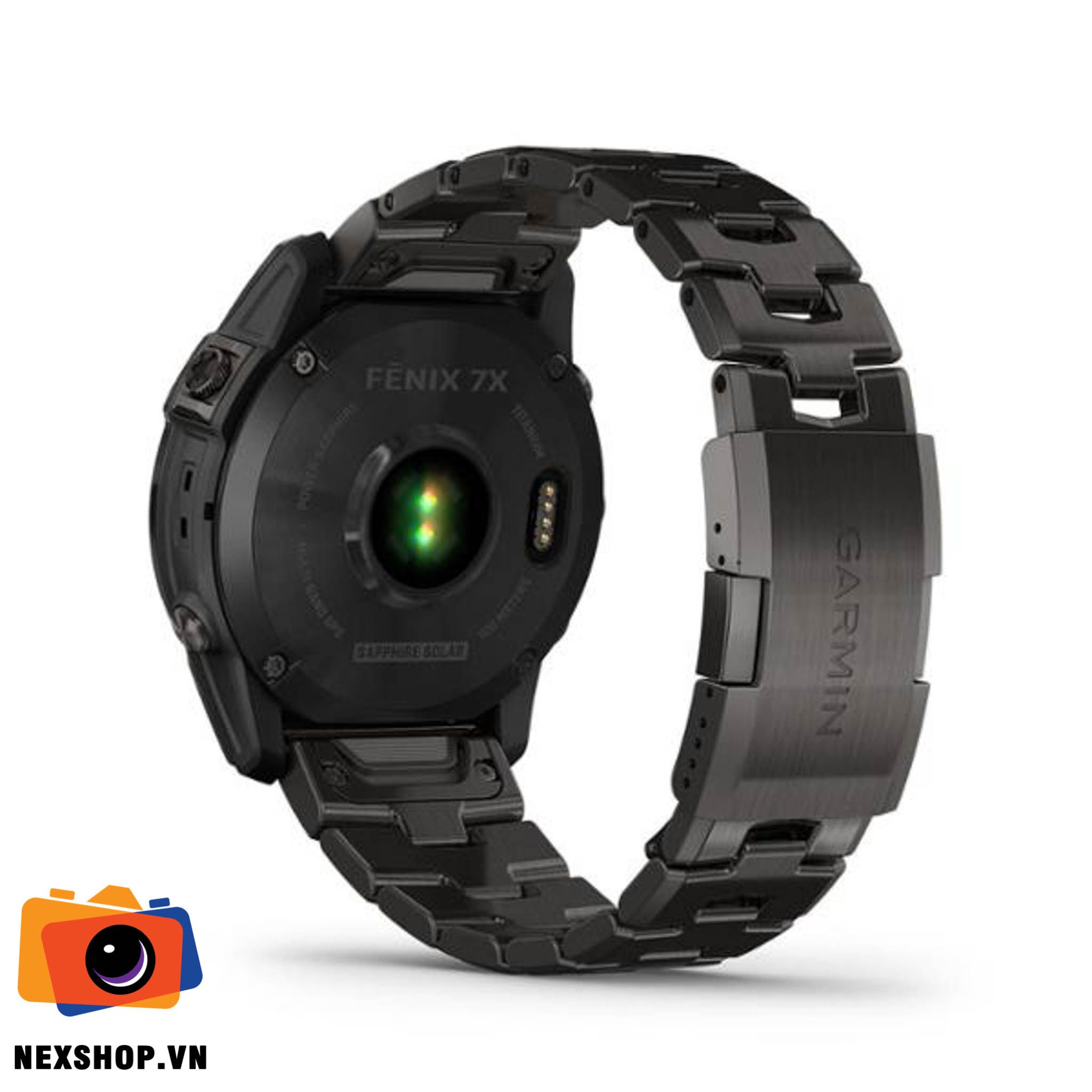 Đồng hồ thông minh Garmin Fenix 7X - Sapphire Solar, Carbon Gray Ti with Metal Band| Chính hãng FPT