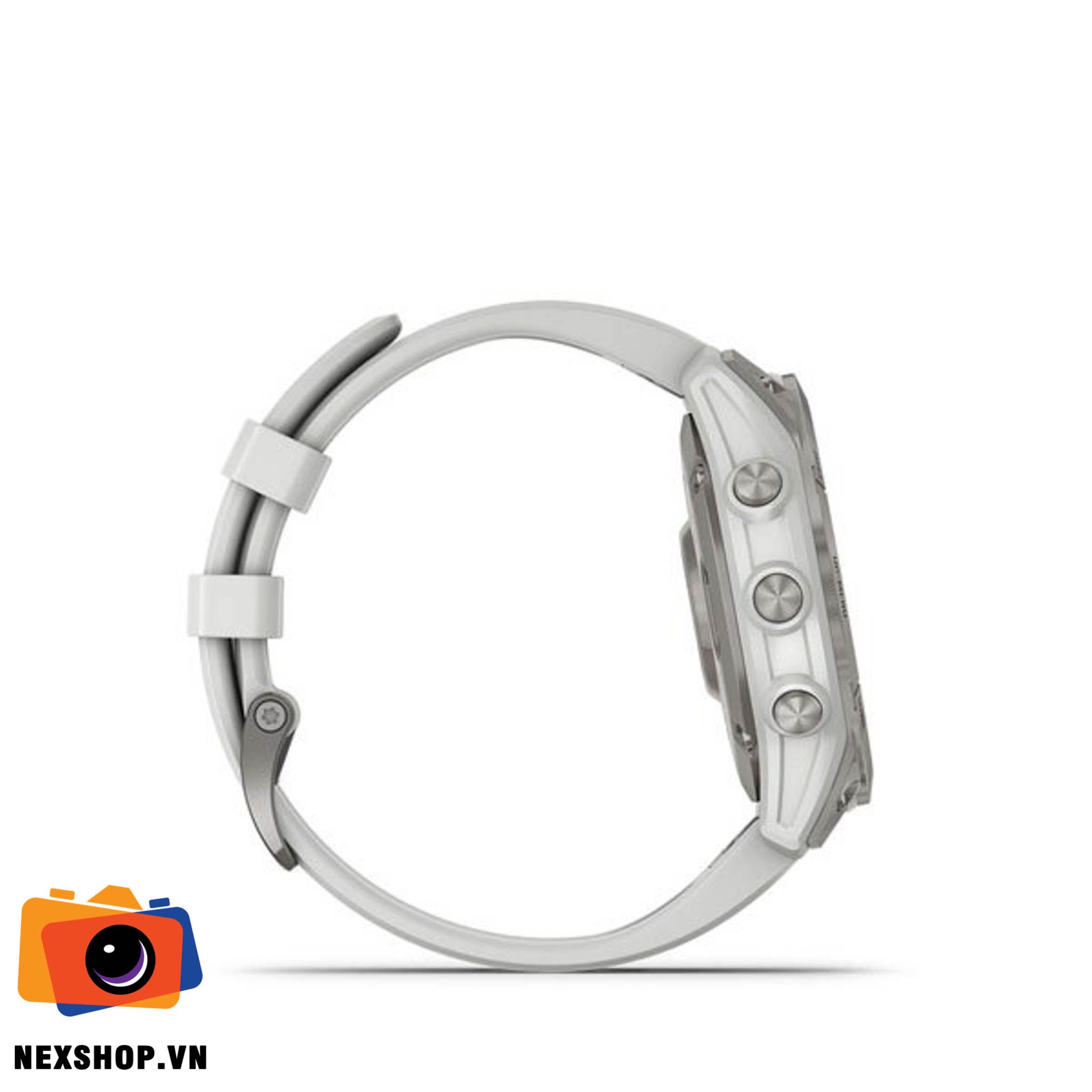 Đồng hồ thông minh Epix Gen 2, Trắng Carrera,Titaniumvới Dây Silicone,SEA | Chính hãng FPT