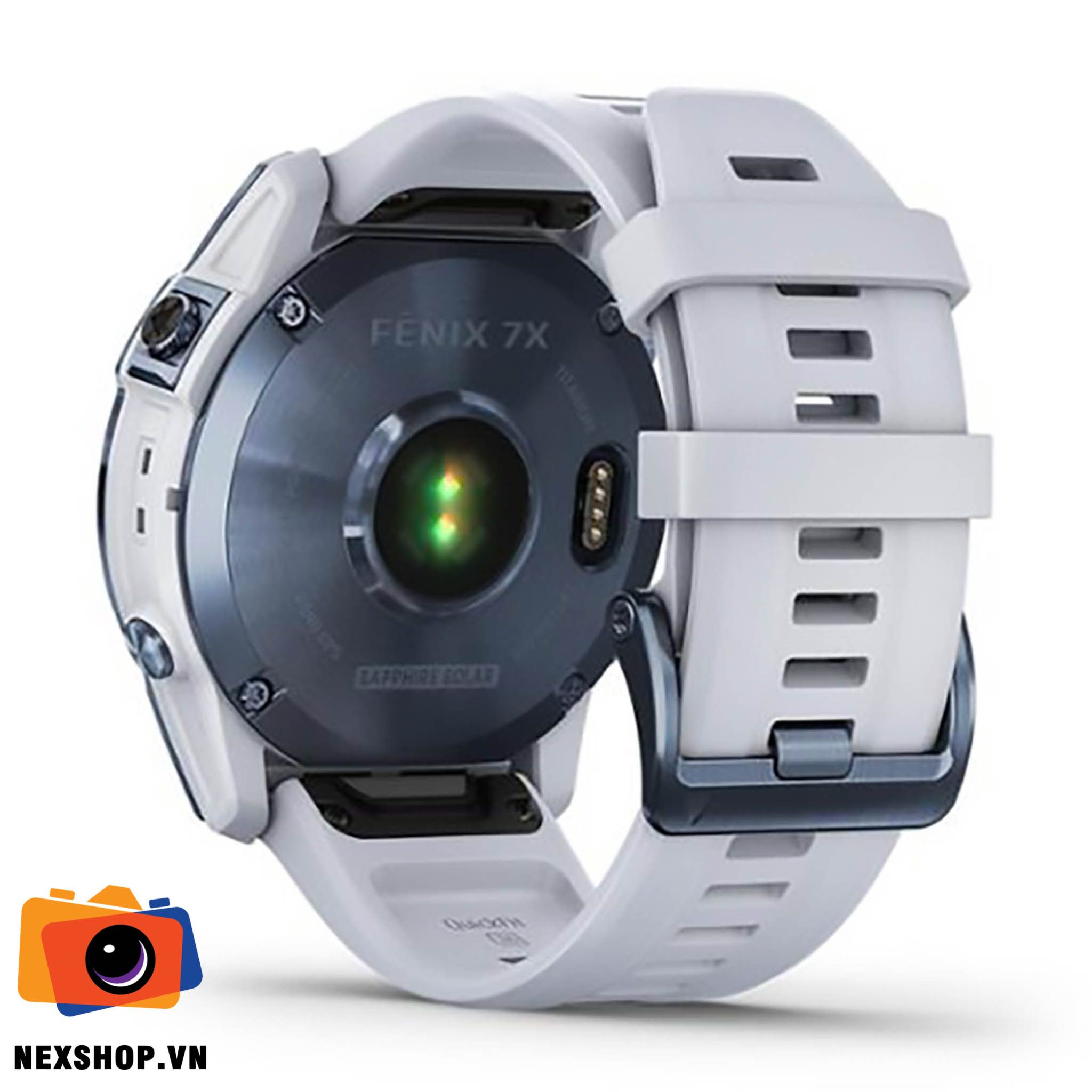 Đồng hồ thông minh Fenix 7X Sapphire, Màu đá trắng viền | Chính hãng - khả năng kết nối thiết bị