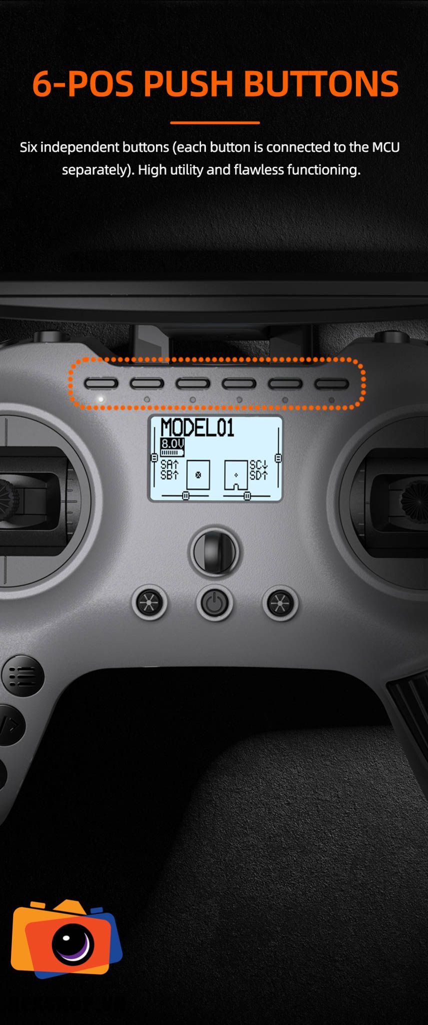 Jumper T-Pro JP4-in-1 Multi-protocol Remote Controller Hall Sensor Gimbals OpenTX Firmware (Mode 2 Left Hand Throttle)