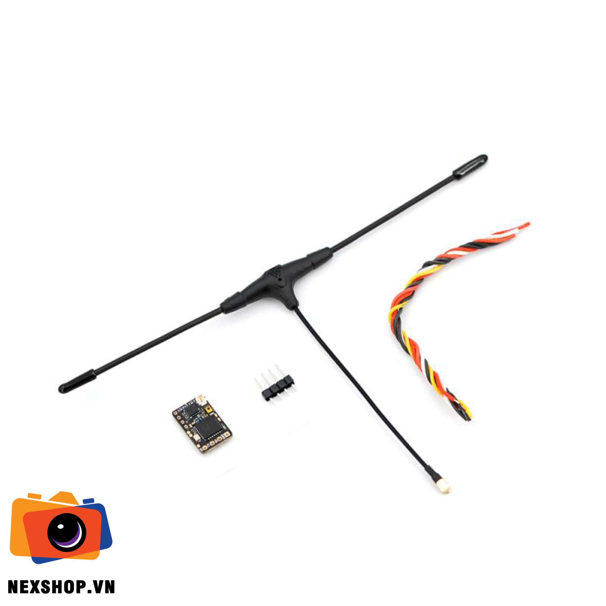 TBS Crossfire Nano Rx Pro | Ống kính chính hãng, tiêu cự đa dụng - mặt sau và phụ kiện đi kèm
