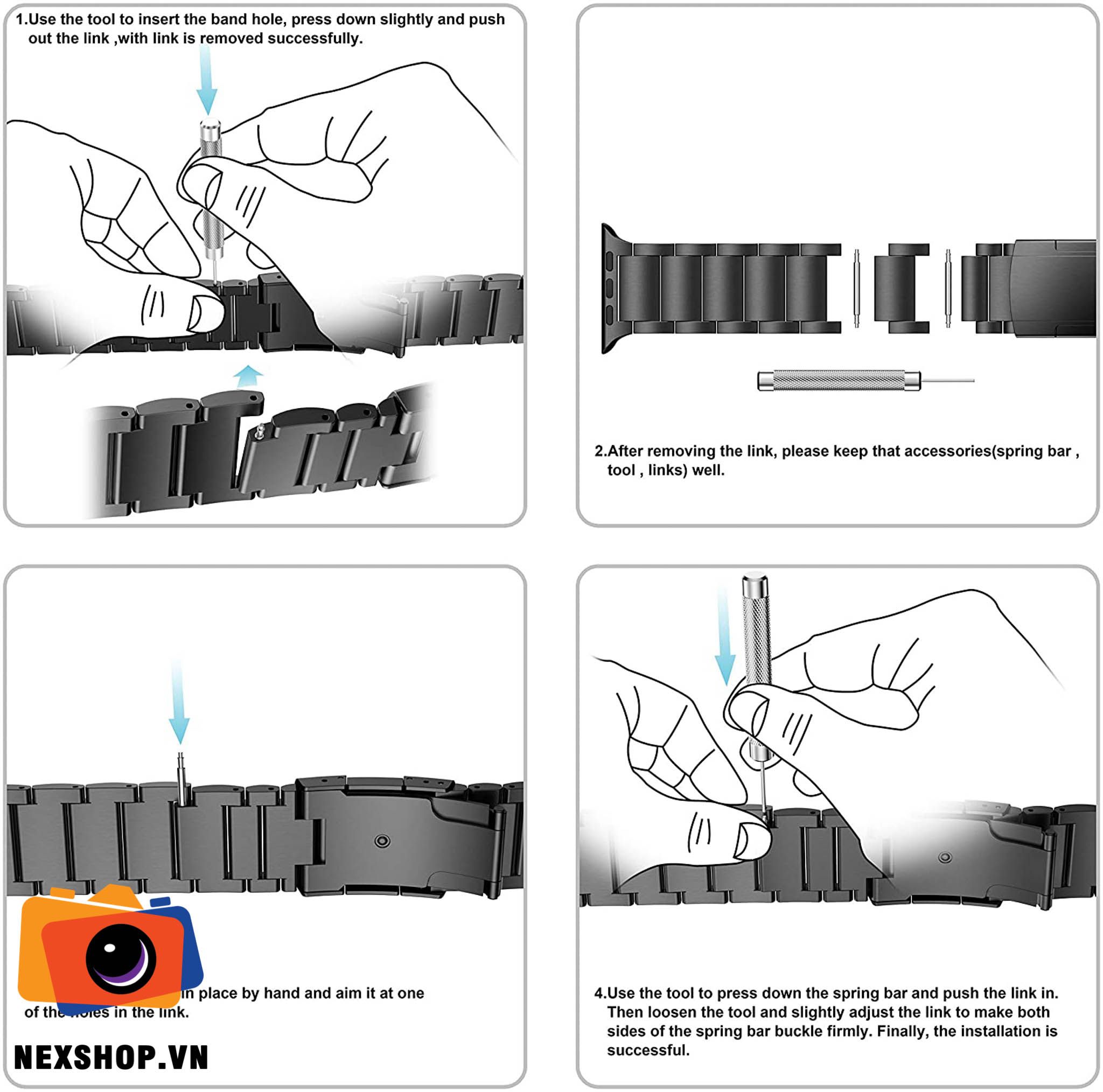 Dây Titanium Band Replacement Strap for Garmin Fenix 7X Solar/6X Pro - 26mm