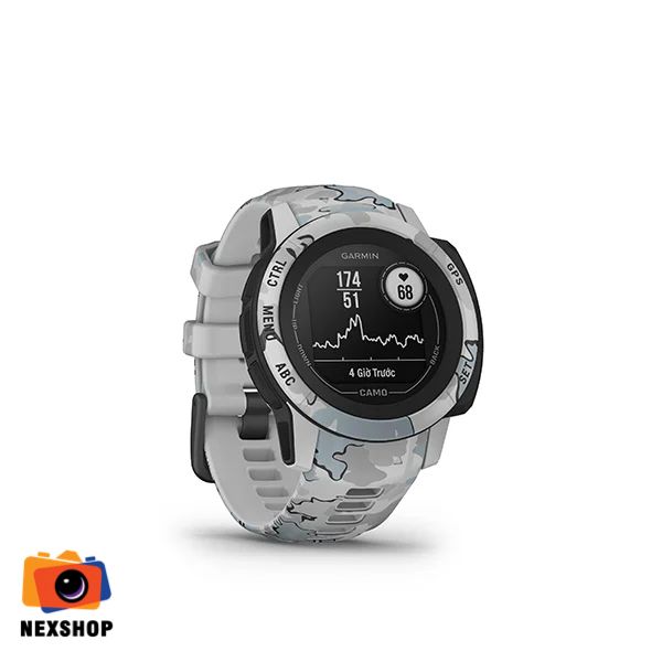 Đồng hồ thông minh Garmin Instinct 2S, Phiên bản hoạ tiết Camo, Mist Camo, SEA_010-02563-63