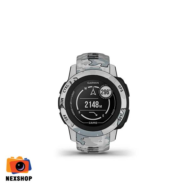 Đồng hồ thông minh Garmin Instinct 2S, Phiên bản hoạ tiết Camo, Mist Camo, SEA_010-02563-63