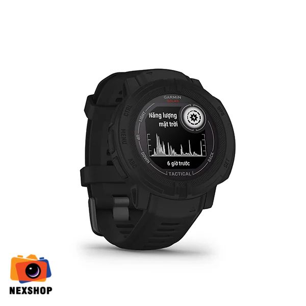 Đồng hồ thông minh Garmin Instinct 2, Solar, Phiên bản Tactical, Đen, SEA_010-02627-63