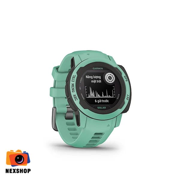 Đồng hồ thông minh Garmin Instinct 2S, Solar, Xanh nhiệt đới, SEA_010-02564-62