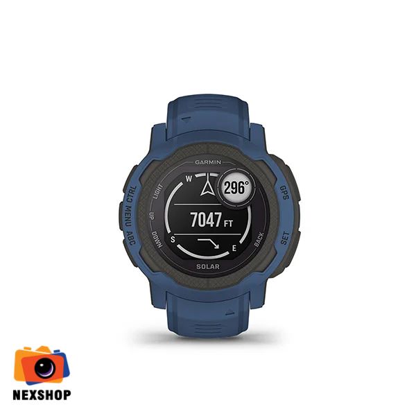 Đồng hồ thông minh Garmin Instinct 2, Solar, Xanh Dương Tidal, SEA_010-02627-66