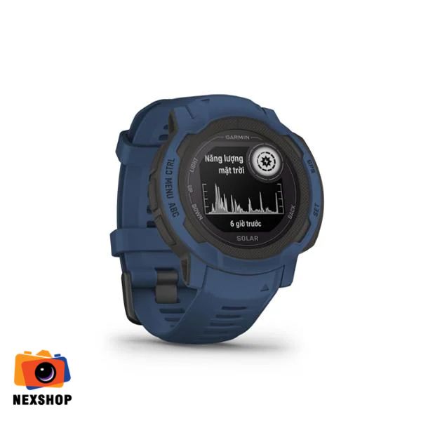 Đồng hồ thông minh Garmin Instinct 2, Solar, Xanh Dương Tidal, SEA_010-02627-66