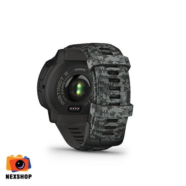 Đồng hồ thông minh Garmin Instinct 2, Phiên bản hoạ tiết Camo, Xám Graphite Camo, SEA_010-02626-63