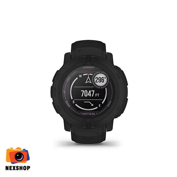 Đồng hồ thông minh Garmin Instinct 2, Solar, Phiên bản Tactical, Đen, SEA_010-02627-63