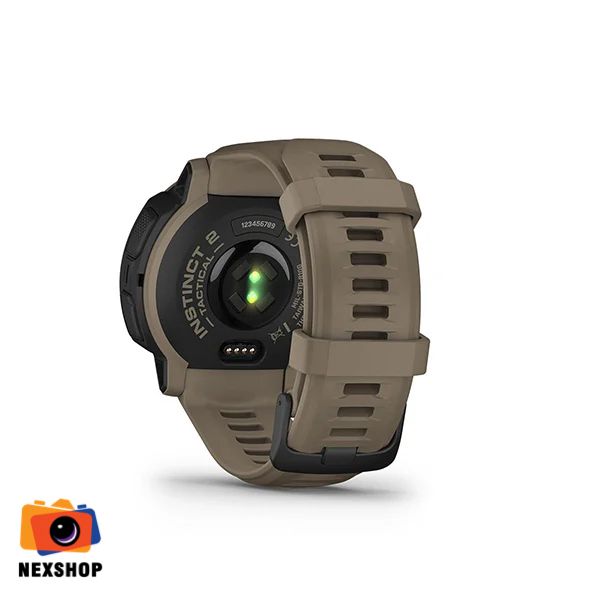 Đồng hồ thông minh Garmin Instinct 2, Solar, Phiên bản Tactical, Nâu Coyote, SEA_010-02627-64