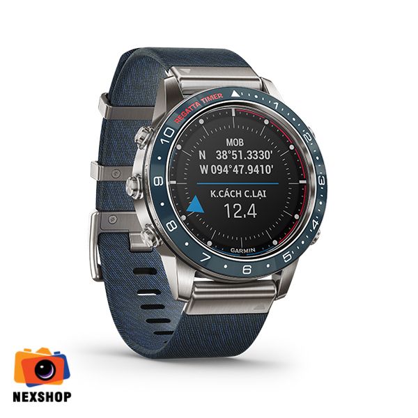 Đồng hồ thông minh Garmin MARQ, Captain, Thiết bị đeo thông minh GPS, SEA_010-02006-54