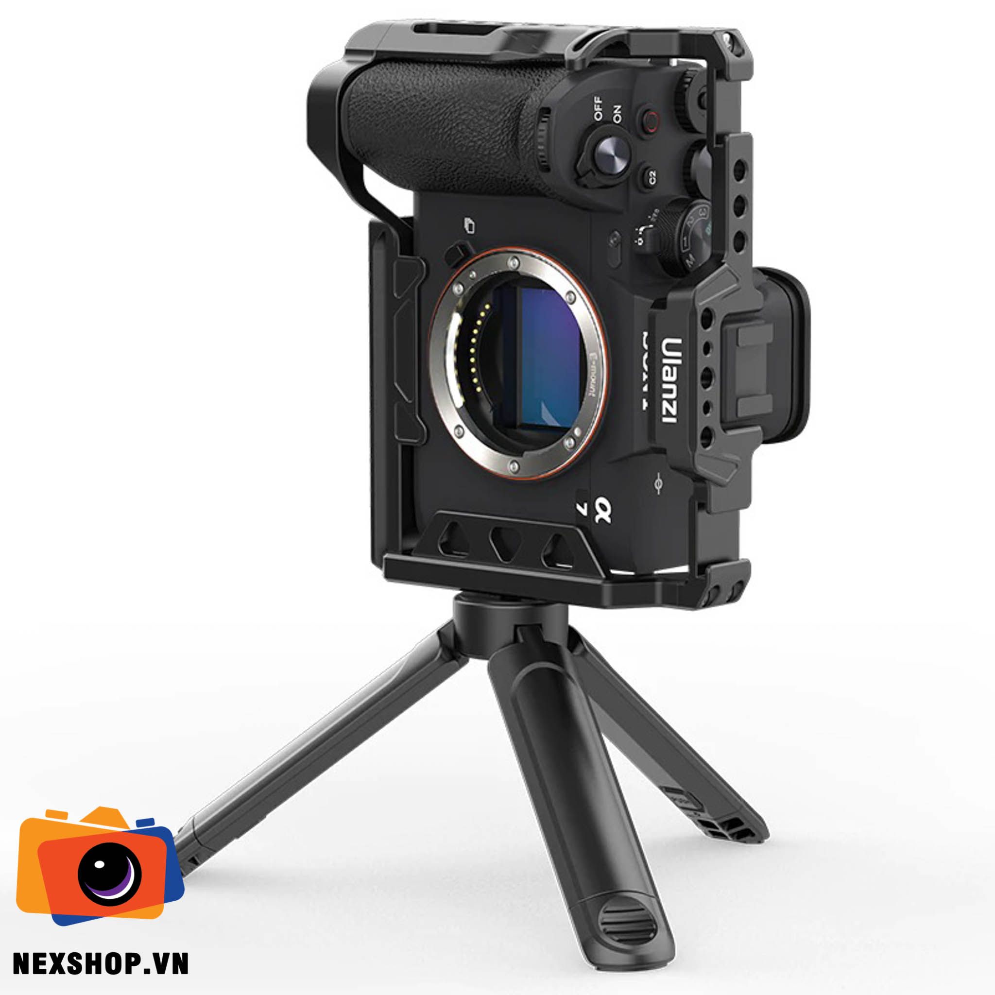 Ulanzi Camera Cage for Sony A7M4/A7M3/A7R3 | Chính hãng - cấu hình hộp sạc
