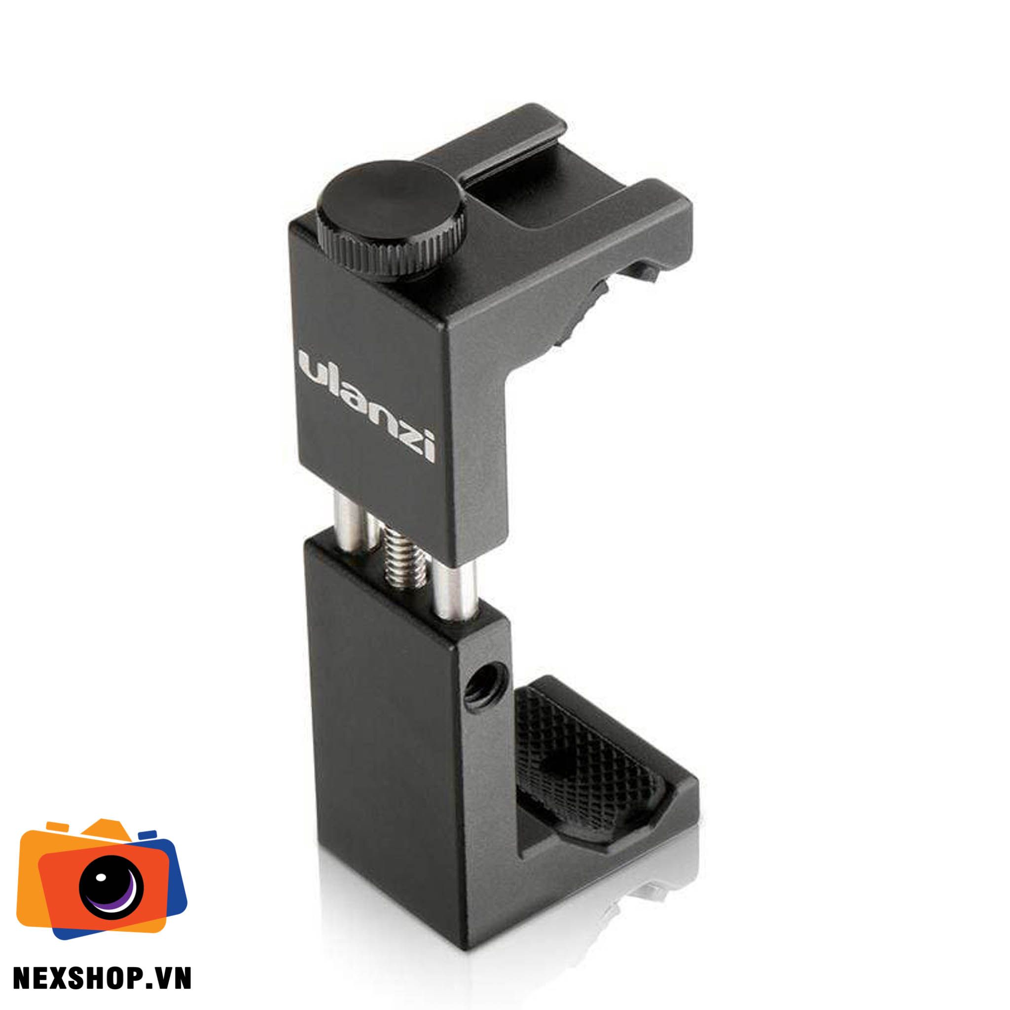 Giá kẹp điện thoại Ulanzi ST-02S | Chính hãng - mặt sau và phụ kiện đi kèm
