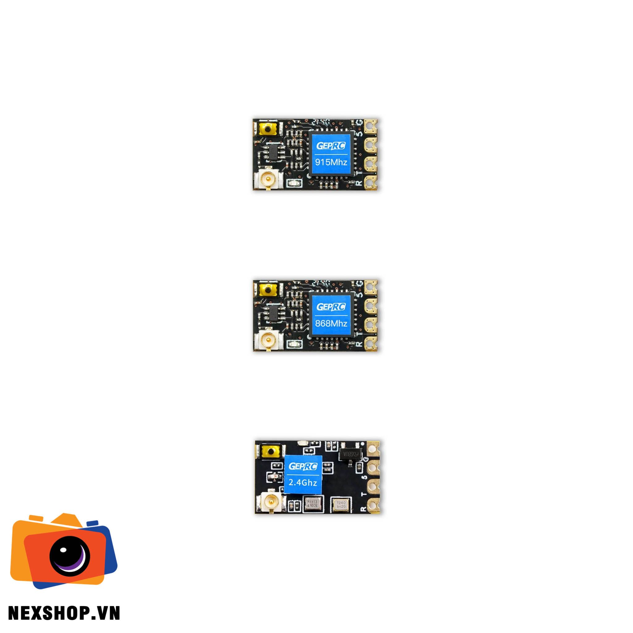 GEPRC ELRS Nano Receiver 915Hz (T Antenna) | Chính hãng - cấu hình hộp sạc