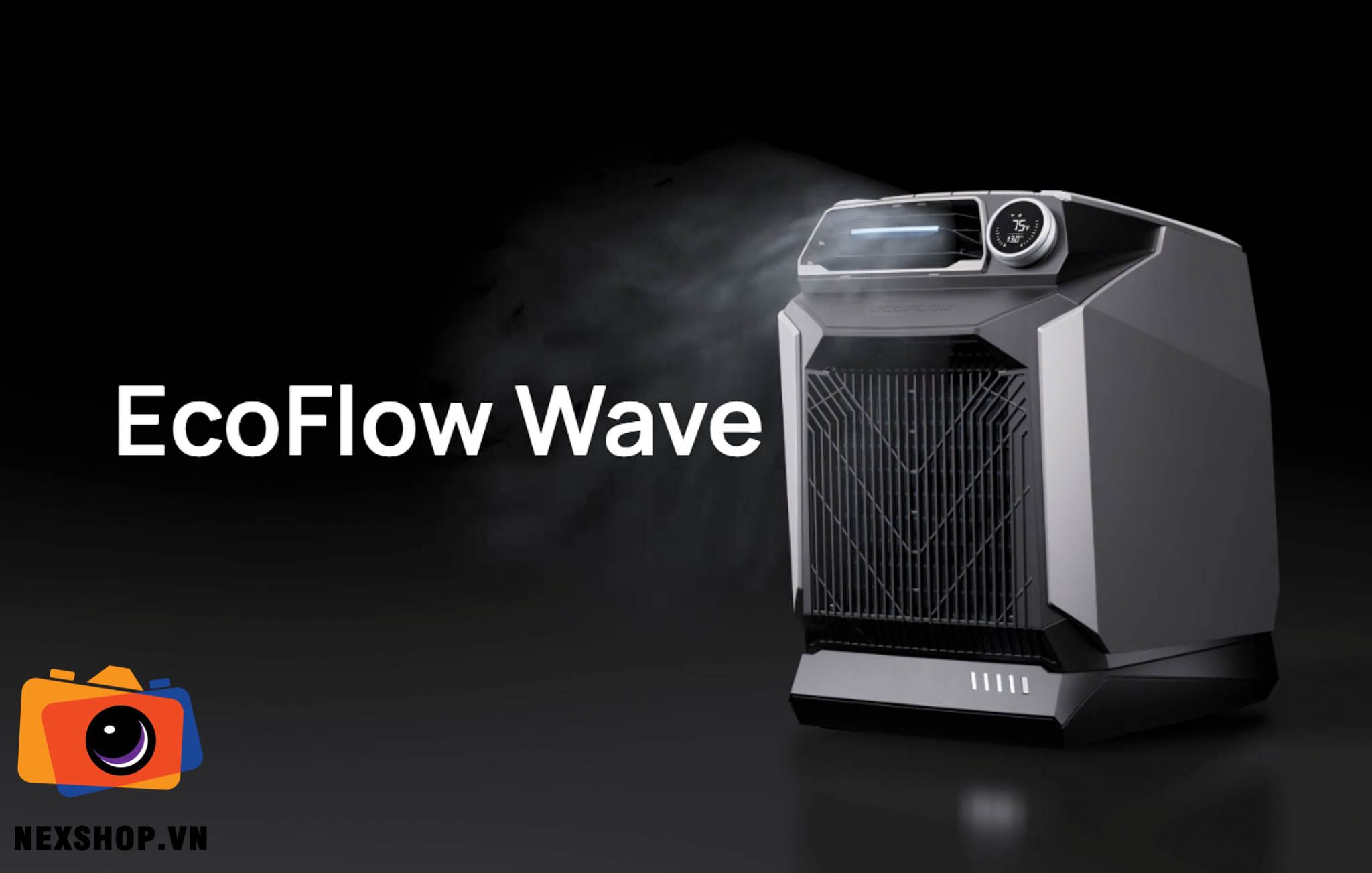 Ecoflow Wave Điều Hòa Di Động 4000BTU | Chính Hãng - mặt sau và phụ kiện đi kèm