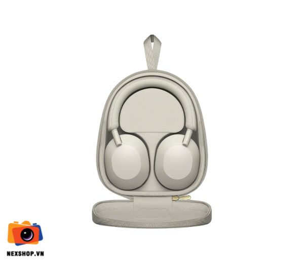Tai nghe Sony WH-1000XM5 Không dây Chống ồn Hi-res | Chính hãng - cấu hình hộp sạc