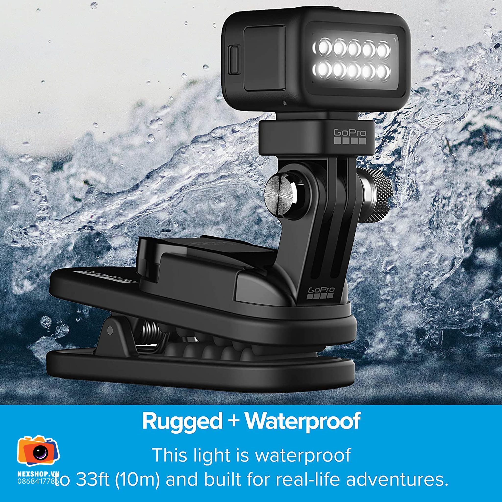 Đèn GoPro Light Mod ALTSK-002 | Kẹp Swivel Clip | Chính hãng - khả năng kết nối thiết bị