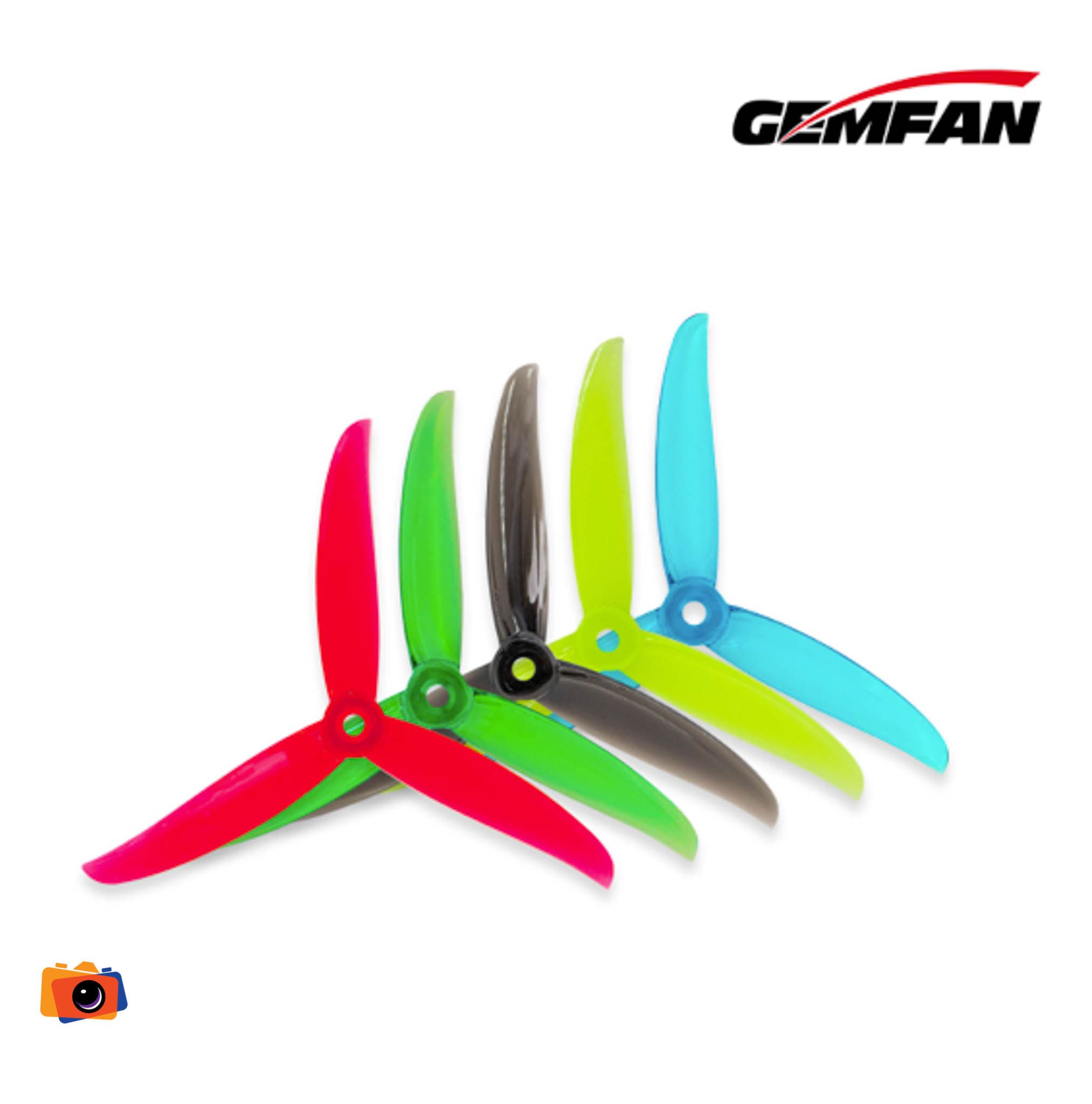 Gemfan VANOVER 5136 PC 3 Blade Props - Clear Red