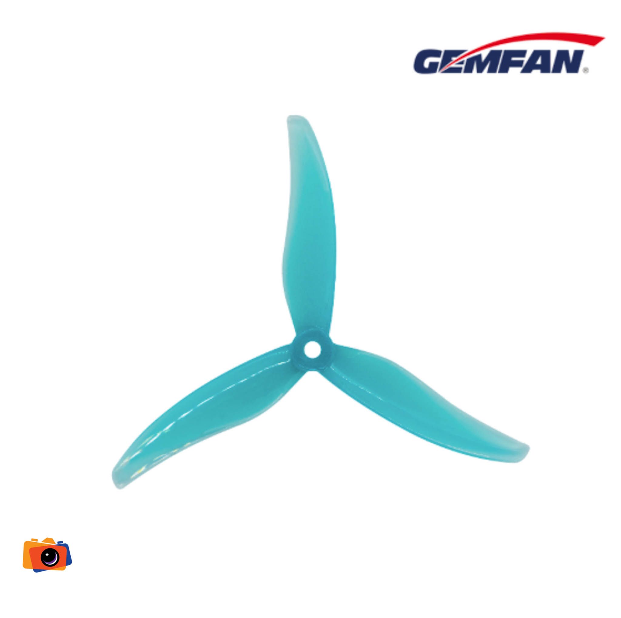 Gemfan 5536 Hurricane PC 3 Blade - Clear Gray