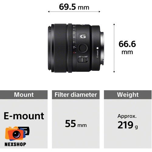 Sony E 15mm F1.4 | Hàng Chính hãng