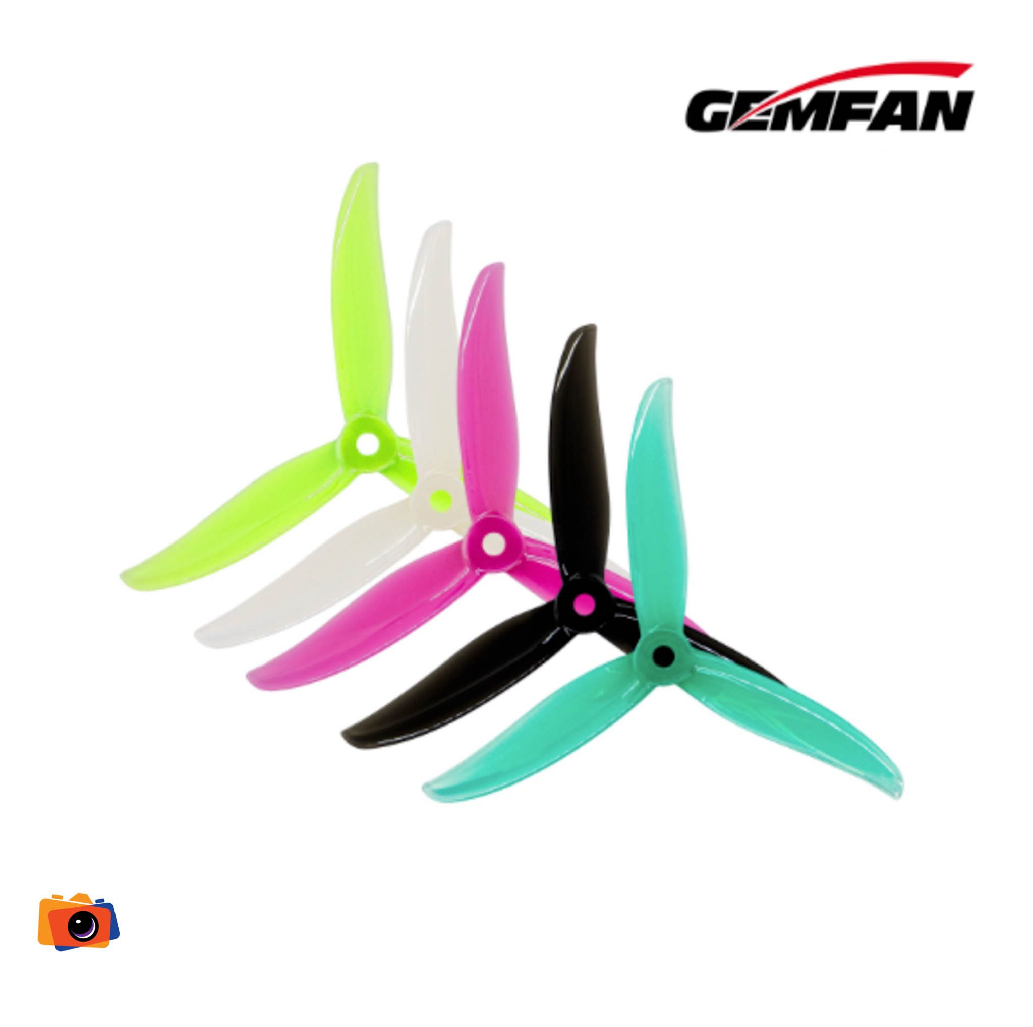 Gemfan SBANG 4934 PC 3 Blade Props CCW- Sbang Green ( 8 cánh 4 thuận 4 nghịch )