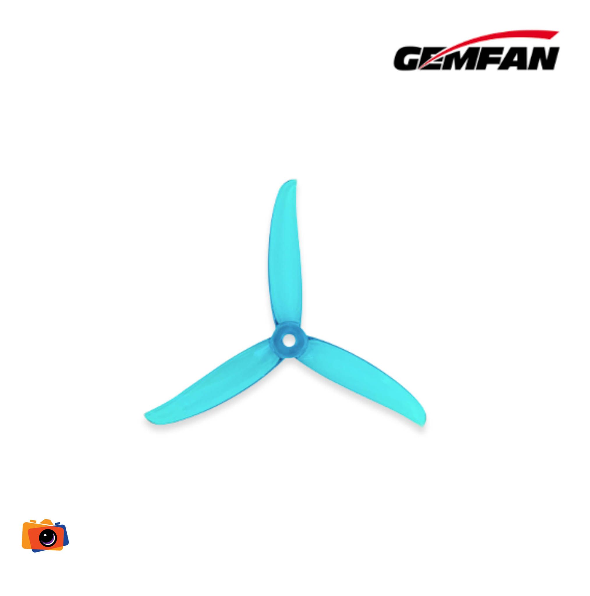 Gemfan VANOVER 5136 PC 3 Blade Props - Clear Red | Chính hãng - mặt sau và phụ kiện đi kèm