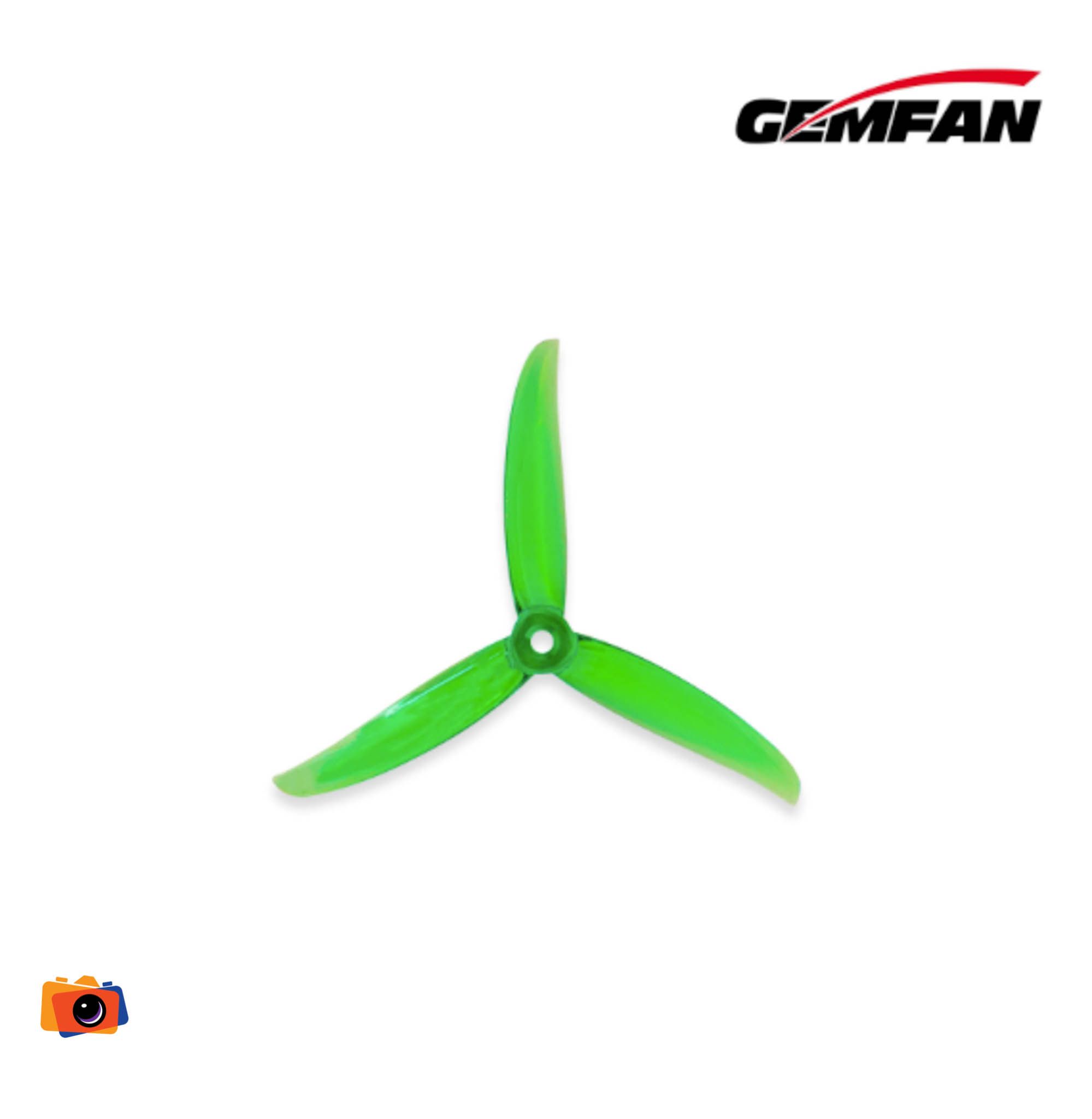 Gemfan VANOVER 5136 PC 3 Blade Props - Neon Yellow