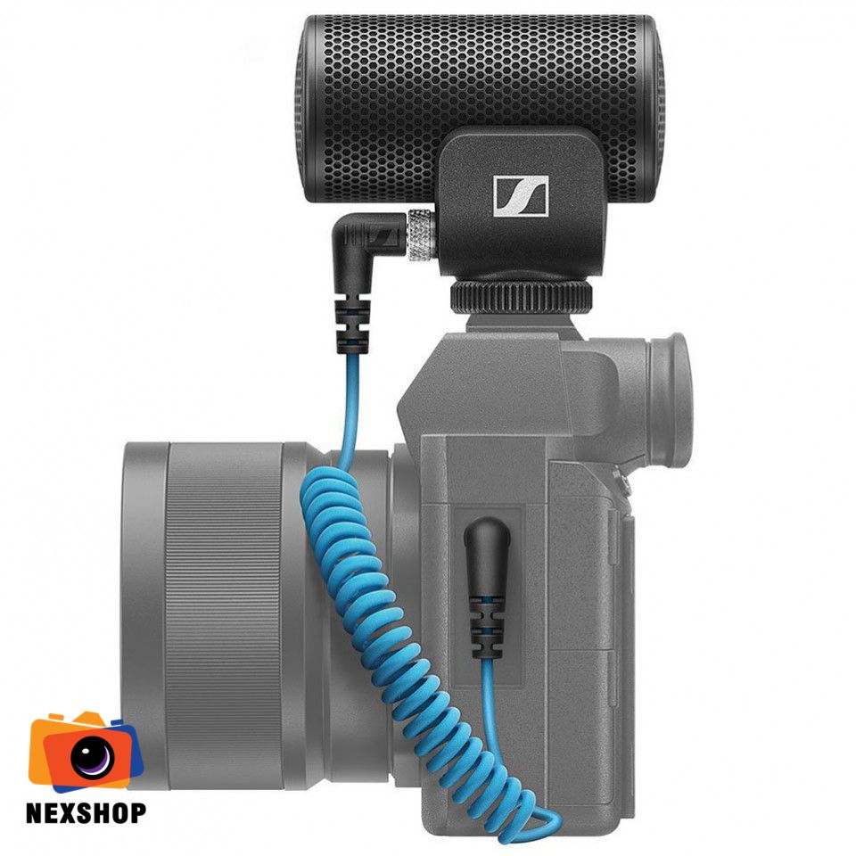 Microphone máy ảnh định hướng SENNHEISER MKE 200 | Chính hãng - mặt sau và phụ kiện đi kèm