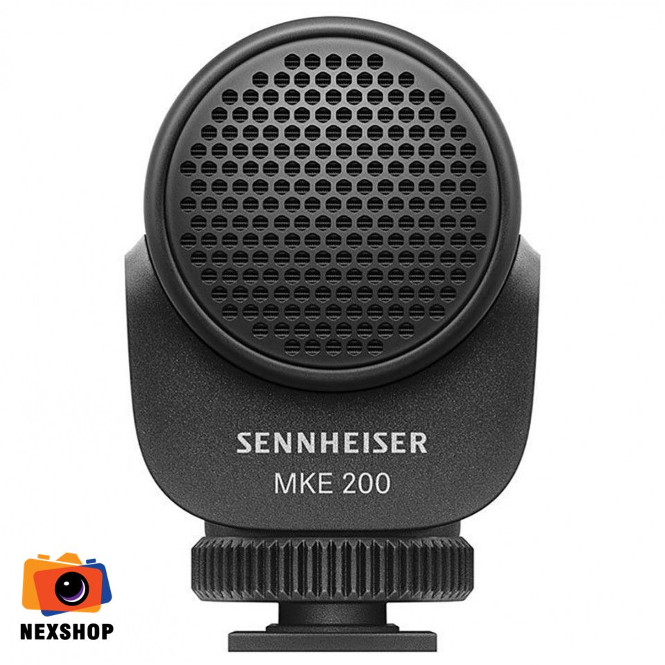 Microphone máy ảnh định hướng SENNHEISER MKE 200 | Chính hãng - khả năng kết nối thiết bị