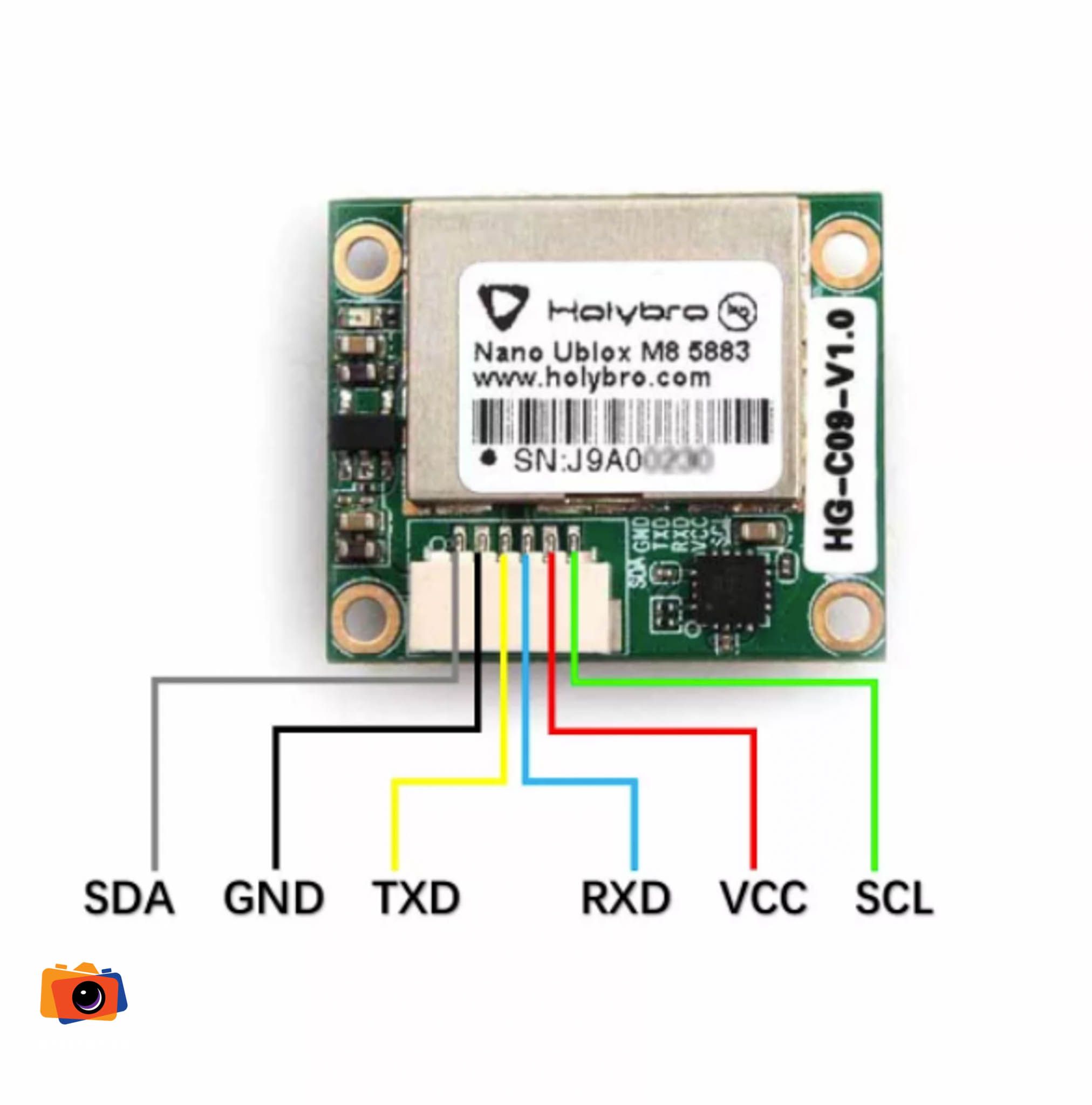 Holybro Nano Ublox M8 5883 GPS Module