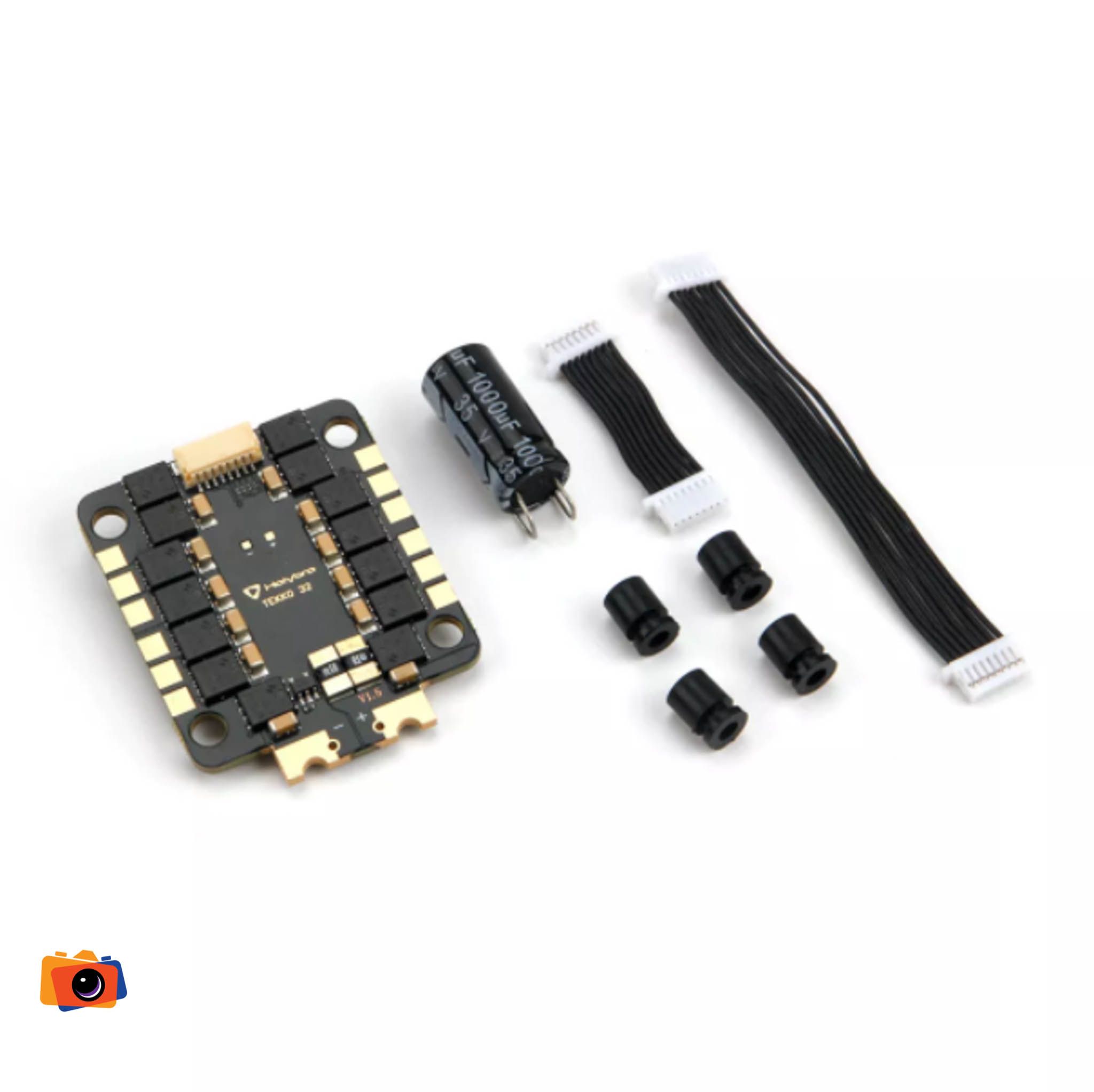 Holybro Tekko32 F4 4in1 50A ESC | Chính hãng NexShop - mặt sau và phụ kiện đi kèm