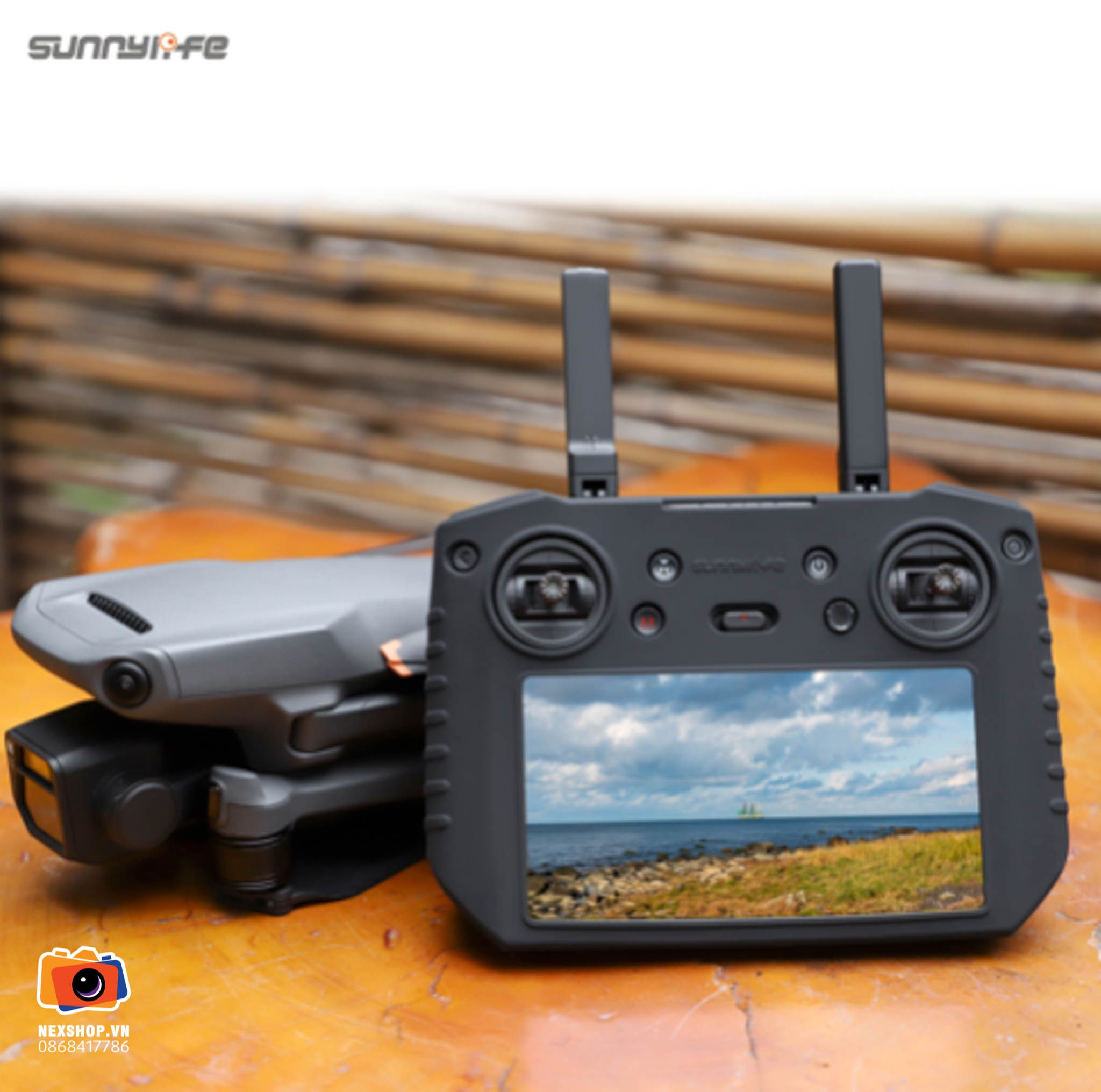 Sunnylife Silicone Protective Case without Sun Hood for RC PRO