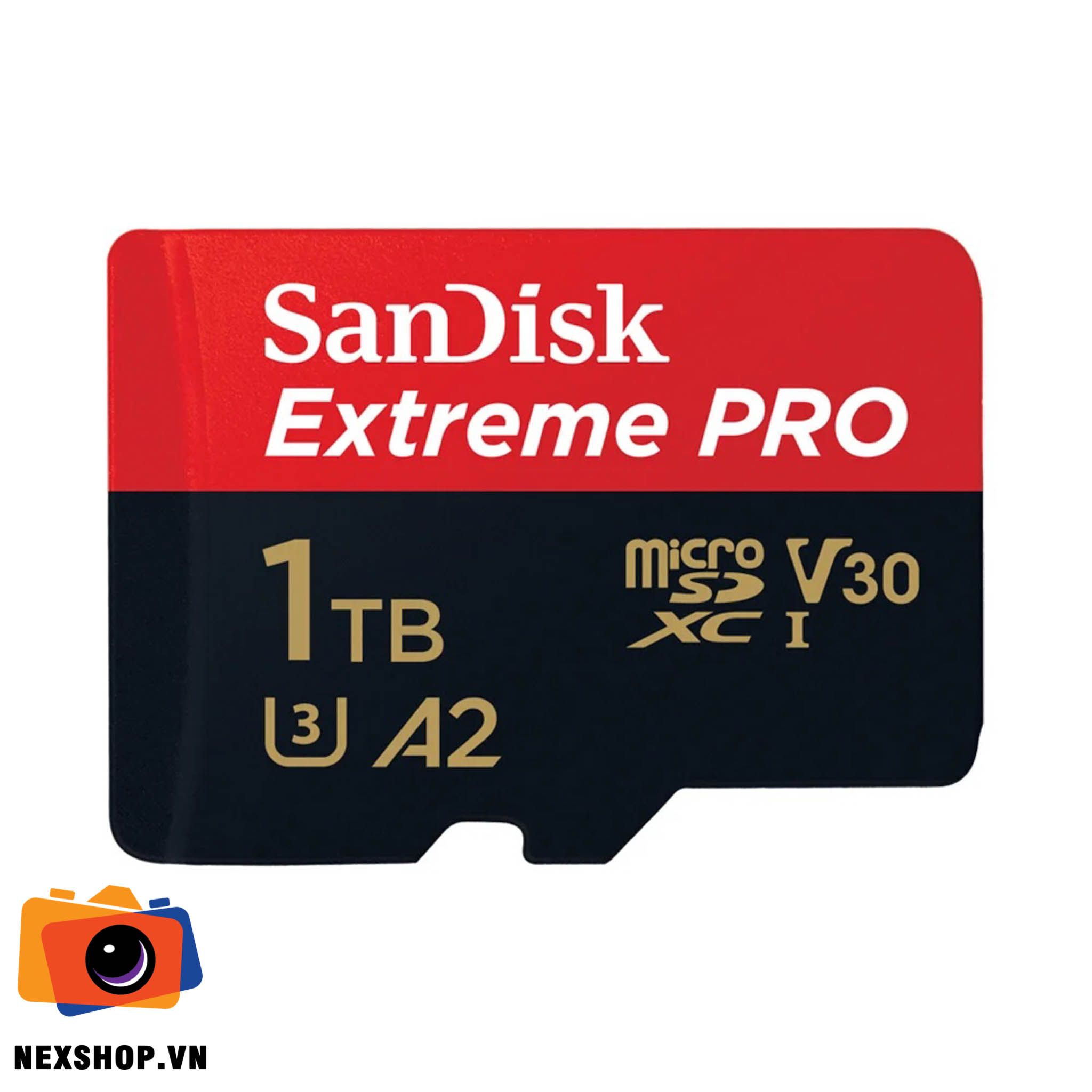 Thẻ nhớ SanDisk 1TB A2 Extreme PRO microSD UHS-I Chính hãng