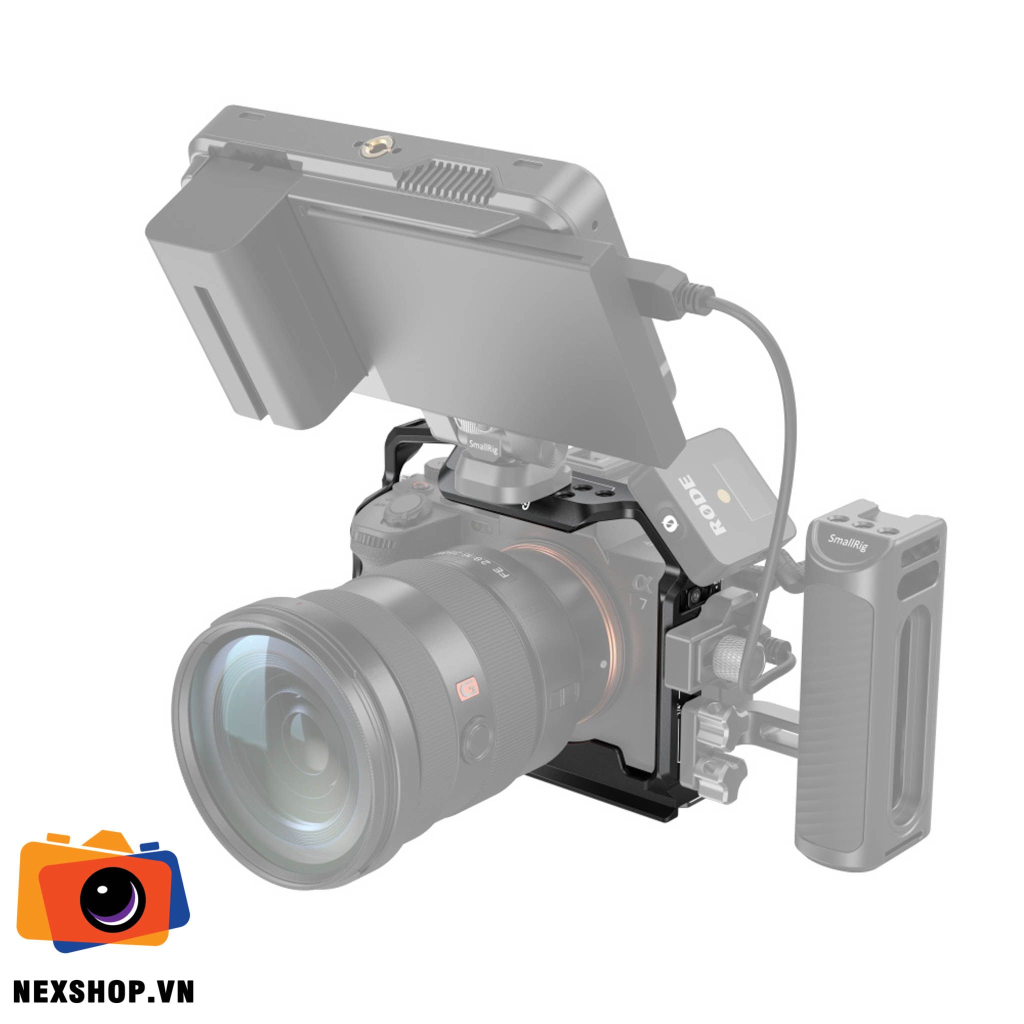 Cage 3667B cho Sony A7IV | Thiết kế chắc chắn | Chính hãng - cấu hình hộp sạc