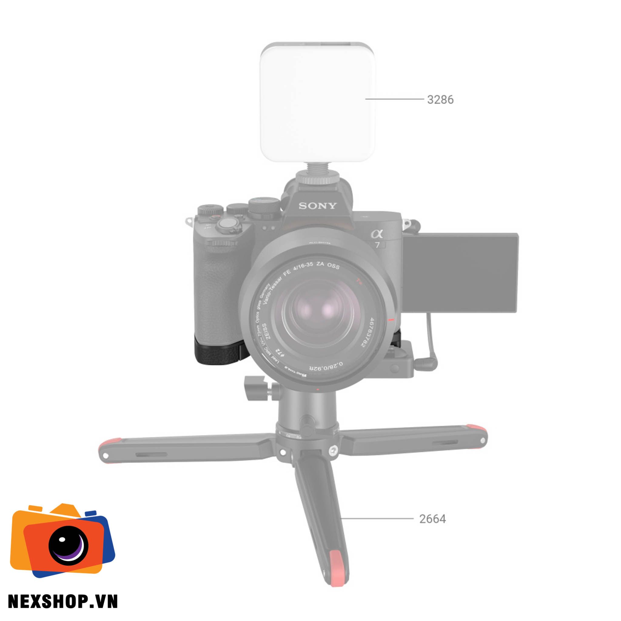 Đế gắn SMALLRIG 3666 cho Sony Alpha 7 IV | Chính hãng - khả năng kết nối thiết bị